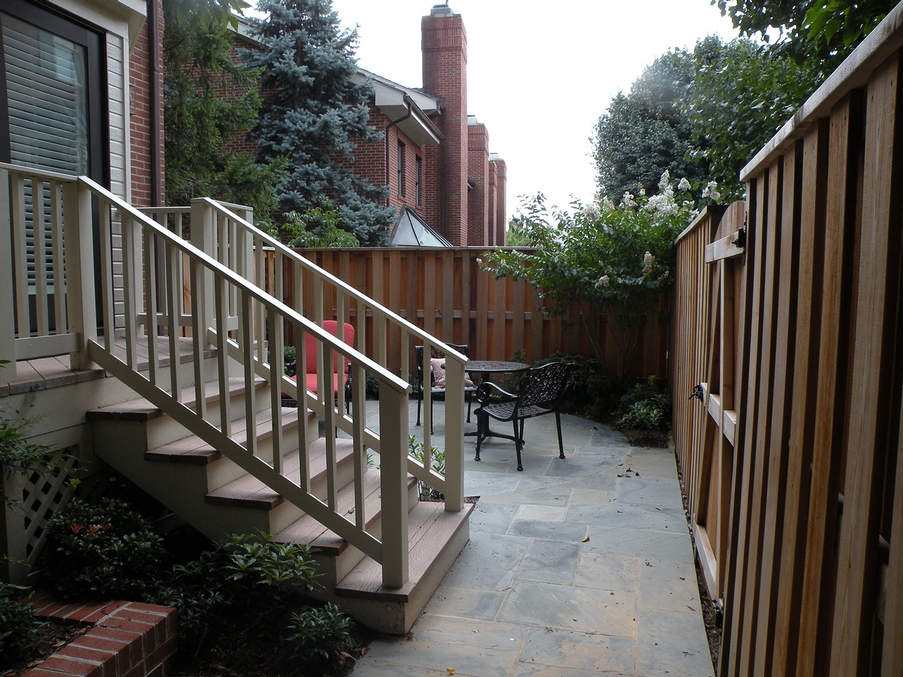 McLean Townhouse Back Patio After