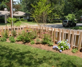 Custom Picket Fence - Arlington