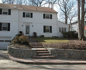 Entrance Steps and Retaining Wall - Arlington