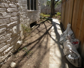 Washington DC Side Entrance Path Before